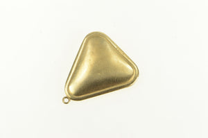 14K 1960's Ornate Heart Padlock Rose Key Charm/Pendant Yellow Gold