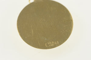 14K Merry Christmas Holiday Bells Retro Vintage Charm/Pendant Yellow Gold