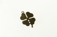 Load image into Gallery viewer, 14K Retro Pearl Burst Design Shamrock Clover Pendant Yellow Gold