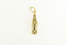 Load image into Gallery viewer, 14K 3D Coca Cola Bottle Drink Soda Charm/Pendant Yellow Gold