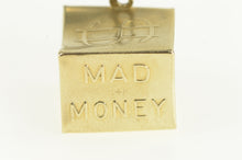Load image into Gallery viewer, 14K Vintage Emergency Mad Money Cash Box Charm/Pendant Yellow Gold