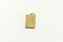 Load image into Gallery viewer, 14K 3D Articulated Ornate Lords Prayer Bible Charm/Pendant Yellow Gold
