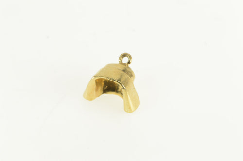 14K Early Nurse Hat Bonnet Healthcare RN Charm/Pendant Yellow Gold