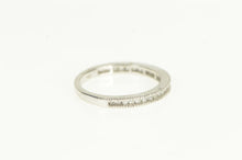 Load image into Gallery viewer, 14K 0.28 Ctw Classic Diamond Vintage Wedding Band Ring White Gold