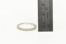 Load image into Gallery viewer, 14K 0.28 Ctw Classic Diamond Vintage Wedding Band Ring White Gold