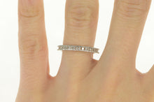 Load image into Gallery viewer, 14K 0.28 Ctw Classic Diamond Vintage Wedding Band Ring White Gold