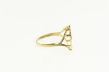 Load image into Gallery viewer, 10K Textured K Initial Monogram Name Heart Love Ring Yellow Gold