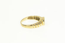 Load image into Gallery viewer, 14K Emerald Cut Garnet Vintage Statement Classic Ring Yellow Gold