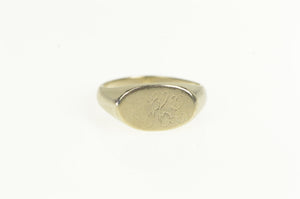 10K J H L Engraved Monogram Vintage Name Initial Ring Yellow Gold