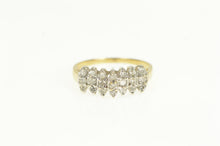 Load image into Gallery viewer, 10K Marquise Cluster Diamond Statement Wedding Ring Yellow Gold