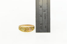 Load image into Gallery viewer, 14K Black Hills Leaf Graduated Vintage Band Ring Yellow Gold