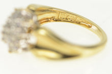 Load image into Gallery viewer, 10K Marquise Diamond Vintage Cluster Statement Ring Yellow Gold