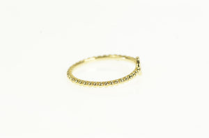 14K Round Signet Monogram Initial Engravable Ring Yellow Gold
