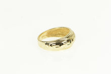 Load image into Gallery viewer, 14K Domed Greek Wave Pattern Graduated Ring Yellow Gold