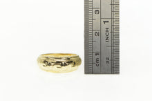 Load image into Gallery viewer, 14K Domed Greek Wave Pattern Graduated Ring Yellow Gold