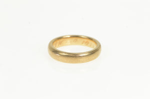 14K 1910's Victorian Classic 4.0mm Wedding Band Ring Yellow Gold