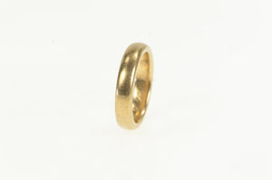 14K 1910's Victorian Classic 4.0mm Wedding Band Ring Yellow Gold
