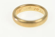 Load image into Gallery viewer, 14K 1910&#39;s Victorian Classic 4.0mm Wedding Band Ring Yellow Gold