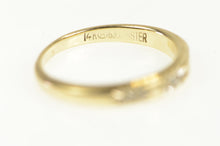 Load image into Gallery viewer, 14K 1950&#39;s Classic Diamond Wedding Band Ring Yellow Gold