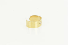 Load image into Gallery viewer, 14K Diamond Inset North Star Open Back Toe Ring Yellow Gold