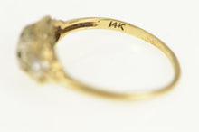 Load image into Gallery viewer, 14K 1940&#39;s Ornate Diamond Classic Promise Ring Yellow Gold