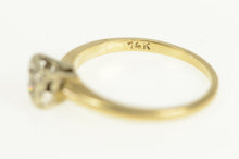Load image into Gallery viewer, 14K 1940&#39;s Diamond Solitaire Classic Promise Ring Yellow Gold