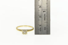Load image into Gallery viewer, 14K 1940&#39;s Diamond Solitaire Classic Promise Ring Yellow Gold