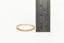 Load image into Gallery viewer, 14K Diamond Twist Milgrain Design Statement Ring Rose Gold