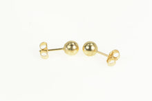 Load image into Gallery viewer, 14K 4.7mm Classic Ball Stud Sphere Vintage Earrings Yellow Gold