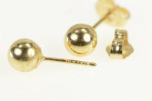 Load image into Gallery viewer, 14K 4.7mm Classic Ball Stud Sphere Vintage Earrings Yellow Gold