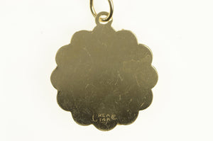 14K Statue of Liberty NYC New York Souvenir Charm/Pendant Yellow Gold