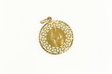 Load image into Gallery viewer, 18K Ancient Greek Motif Alexander the Great Charm/Pendant Yellow Gold