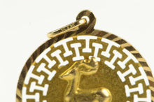 Load image into Gallery viewer, 18K Ancient Greek Motif Alexander the Great Charm/Pendant Yellow Gold