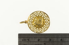 Load image into Gallery viewer, 18K Ancient Greek Motif Alexander the Great Charm/Pendant Yellow Gold