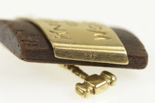 Load image into Gallery viewer, 14K Knock On Wood Novelty Vintage Good Luck Charm/Pendant Yellow Gold
