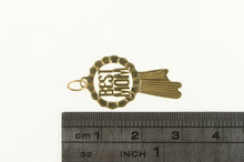 Load image into Gallery viewer, 14K Best Mom Ribbon Mothers Day Love Message Charm/Pendant Yellow Gold