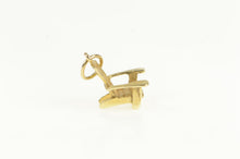 Load image into Gallery viewer, 14K 3D Rocking Chair Vintage Relaxation Symbol Charm/Pendant Yellow Gold