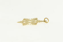 Load image into Gallery viewer, 14K Snow Flake Winter Season Holiday Motif Charm/Pendant Yellow Gold