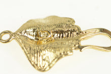 Load image into Gallery viewer, 14K 3D Sting Ray Ocean Animal Fish Marine Life Charm/Pendant Yellow Gold