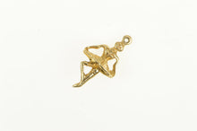 Load image into Gallery viewer, 14K 3D Ballerina Dancer Ballet Tutu Vintage Charm/Pendant Yellow Gold