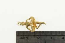 Load image into Gallery viewer, 14K 3D Ballerina Dancer Ballet Tutu Vintage Charm/Pendant Yellow Gold