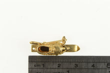 Load image into Gallery viewer, 14K 3D Snow Shoe Ski Skier Winter Sport Charm/Pendant Yellow Gold