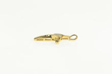 Load image into Gallery viewer, 10K Diamond Classic Cross Christian Faith Charm/Pendant Yellow Gold