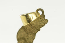 Load image into Gallery viewer, 10K Winnie the Pooh Walt Disney Cartoon Character Charm/Pendant Yellow Gold