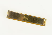 Load image into Gallery viewer, 10K Art Deco Geometric Filigree Vintage Tie Bar Yellow Gold