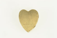 Load image into Gallery viewer, 14K Sapphire Diamond Heart Slide Bracelet Charm/Pendant Yellow Gold