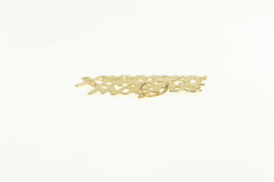 14K Worlds Youngest Grandma Novelty Funny Word Charm/Pendant Yellow Gold