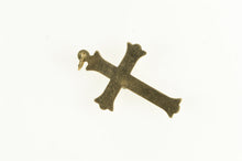 Load image into Gallery viewer, 14K Opal Cross Christian Faith Vintage Charm/Pendant Yellow Gold
