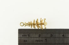 Load image into Gallery viewer, 14K 3D Pine Tree Christmas Holiday Tree Charm/Pendant Yellow Gold