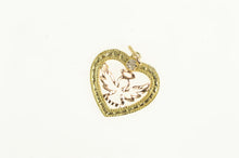 Load image into Gallery viewer, 10K Heart Angel Diamond Accent Black Hills Charm/Pendant Yellow Gold